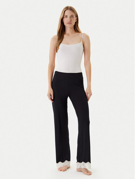 United Colors Of Benetton United Colors Of Benetton Παντελόνι πιτζάμας 3Z123F04A Μαύρο Regular Fit