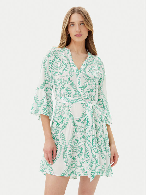 Vero Moda Vero Moda Rochie de zi Melba 10329936 Verde Loose Fit