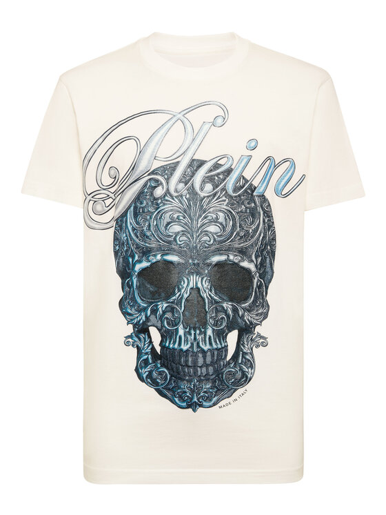 PHILIPP PLEIN PHILIPP PLEIN T-Shirt 27143 Biały Regular Fit