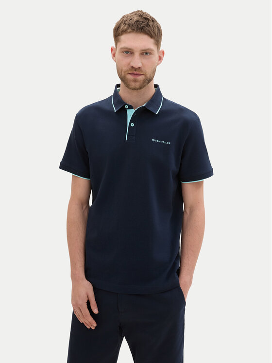 Tom Tailor Polo 1041872 Tumši zils Regular Fit