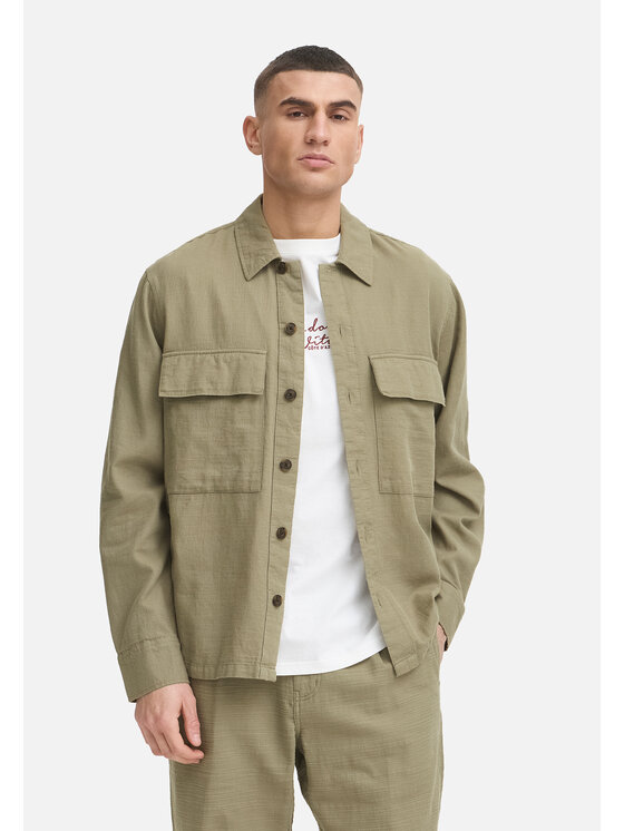 Solid Solid Camicia 21108590-170613 Verde Regular Fit