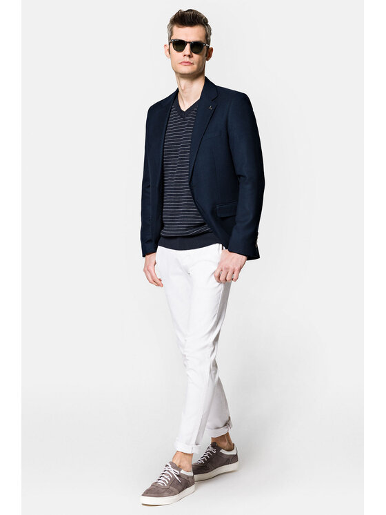 Lancerto Lancerto Marynarka Imperia MA131123000005.GRANAT Granatowy Slim Fit
