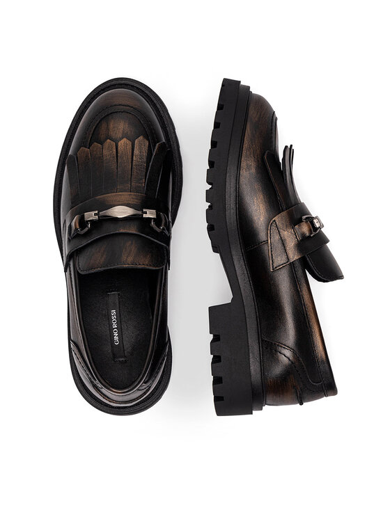 GINO ROSSI Gino Rossi Loafersy KEMER-1078-24 Brązowy