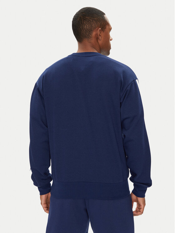 adidas adidas Pulóver Essentials 3-Stripes JE6307 Kék Regular Fit