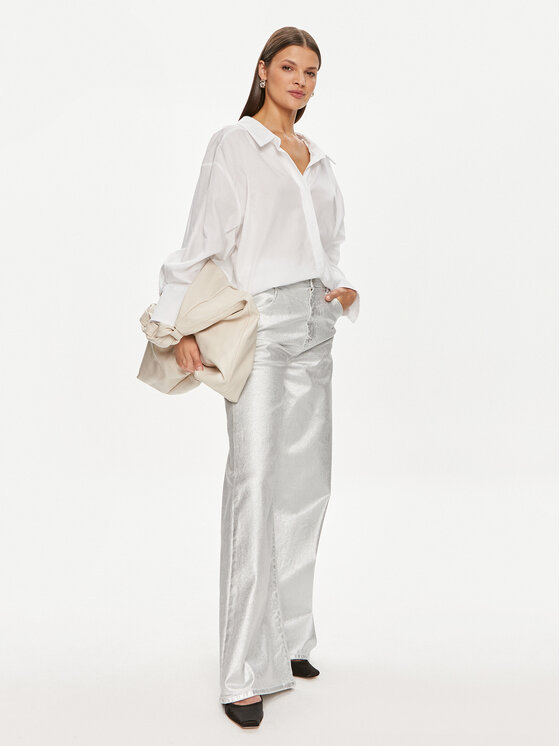 ViCOLO ViCOLO Hemd TB0121 Weiß Relaxed Fit