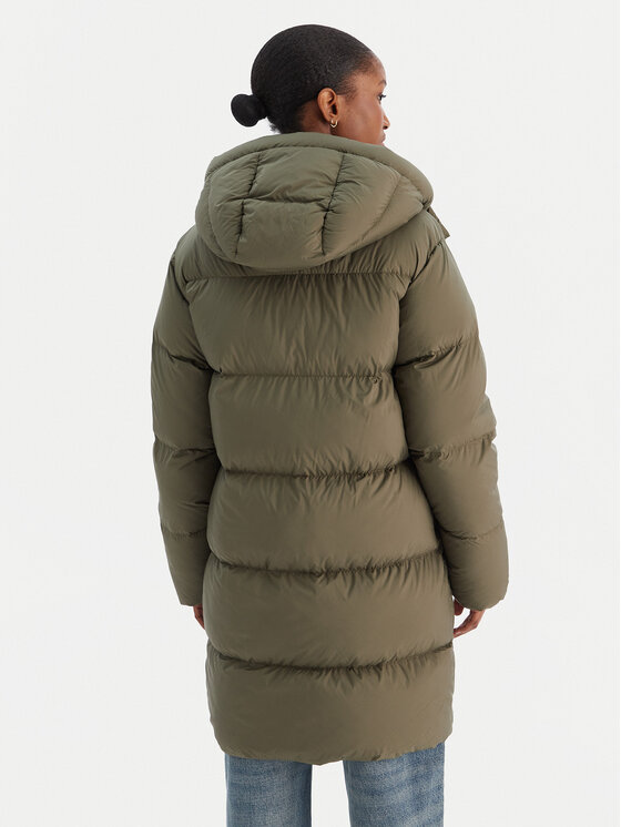 Tommy Hilfiger Tommy Hilfiger Pūkinė striukė Modern WW0WW46535 Žalia Regular Fit