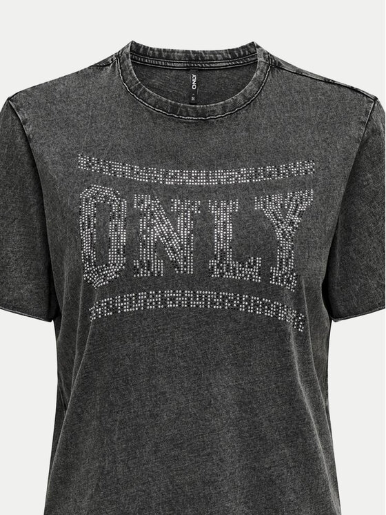 ONLY ONLY T-shirt Lucy 15332190 Crna Regular Fit