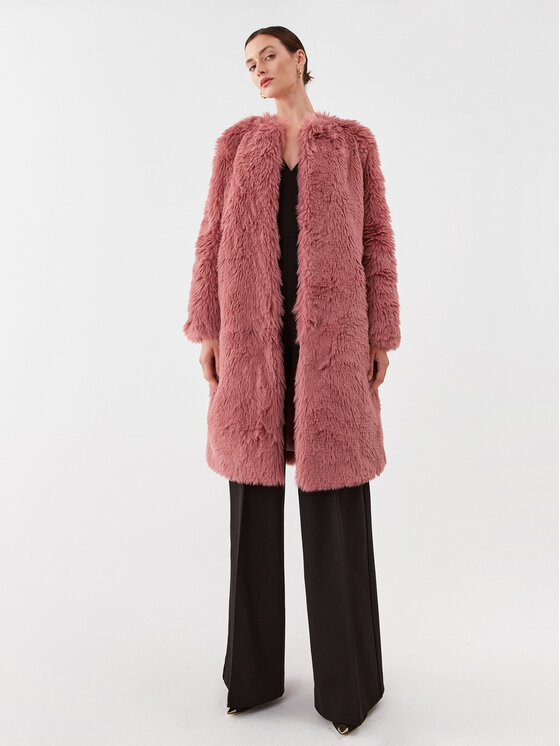 TWINSET TWINSET Blană 232TP2300 Roz Regular Fit