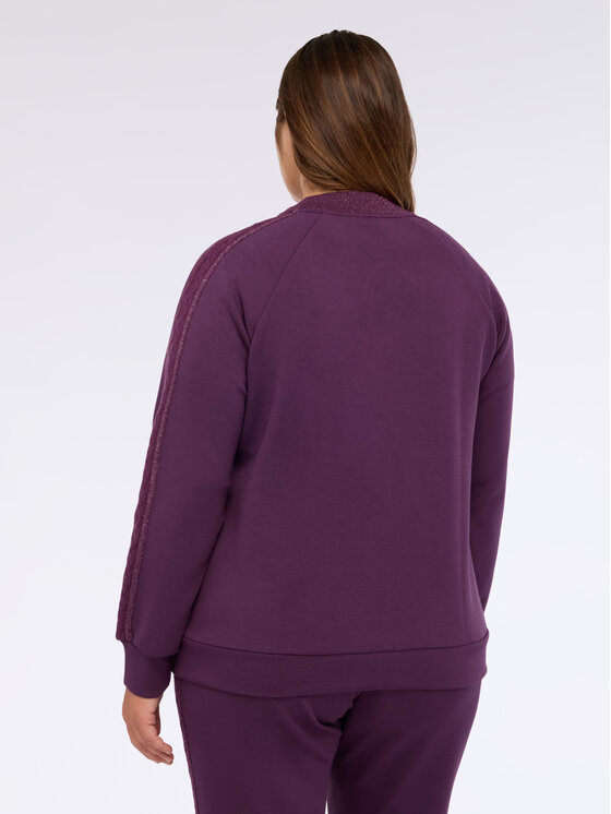 Fiorella Rubino Fiorella Rubino Felpa G824L008617N039 Viola Regular Fit