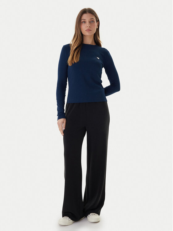 Guess Guess Блузка V6RI00 KD741 Cиній Slim Fit