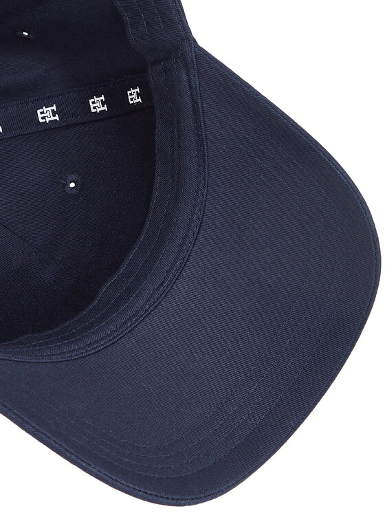 Tommy Hilfiger Tommy Hilfiger Cepure ar nagu Elevated Chic Cap AW0AW17128 Tumši zils