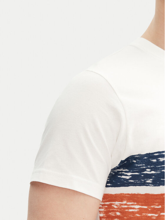 INDICODE INDICODE T-shirt Caron 41-051 Blu Regular Fit