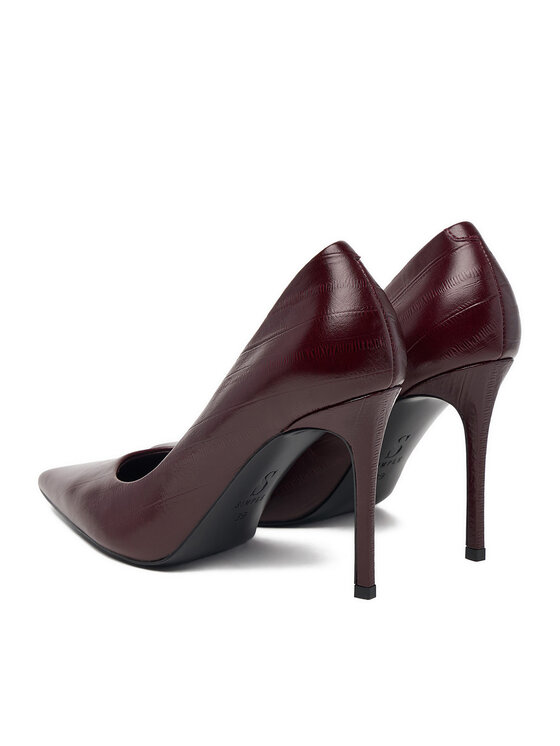 Simple Simple Augstpapēžu kurpes EO-LT2747-1 Bordo