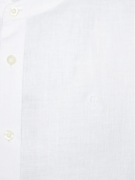 North Sails North Sails Πουκάμισο 664301 Λευκό Regular Fit