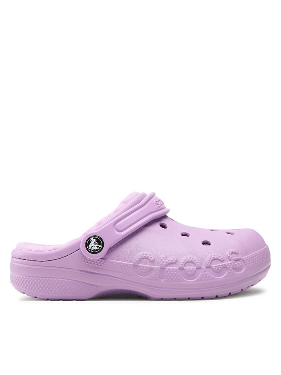Crocs Crocs Iešļūcenes 9 Baby Lined Clog 205969-5Q5 Violets