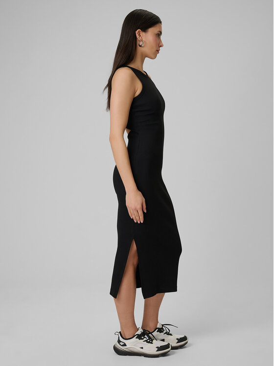 4F 4F Sukienka codzienna SPORTS CLUB Czarny Slim Fit