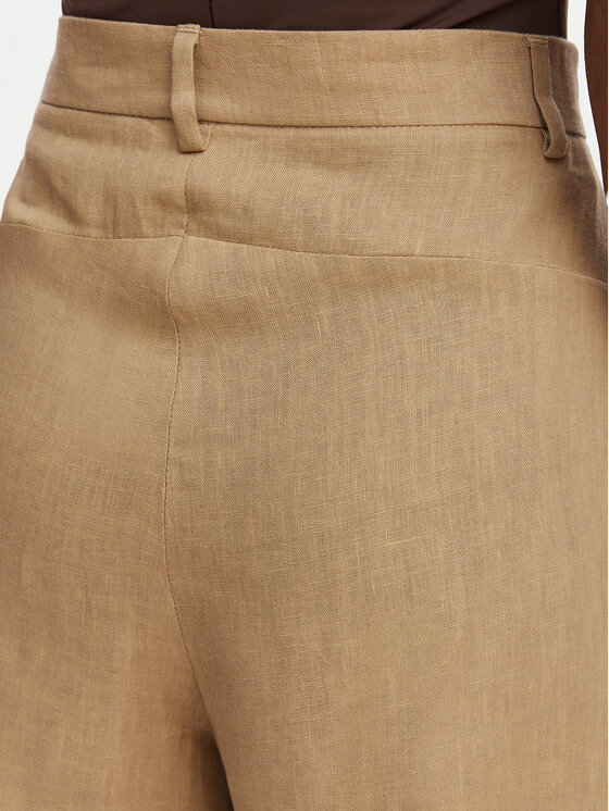 Marella Marella Шорти от плат Emme by Marella Adorni 2615141032 Бежов Regular Fit