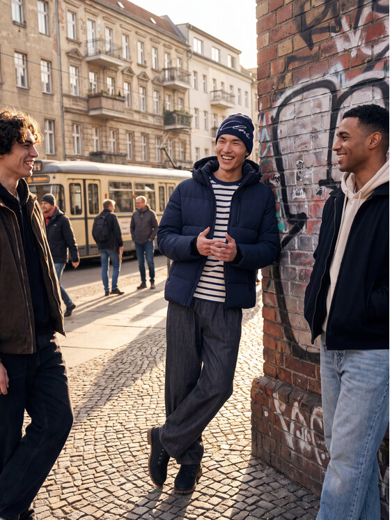 Jack & Jones Jack & Jones Μπουφάν χειμωνιάτικο Obecks 12298858 Σκούρο μπλε Regular Fit