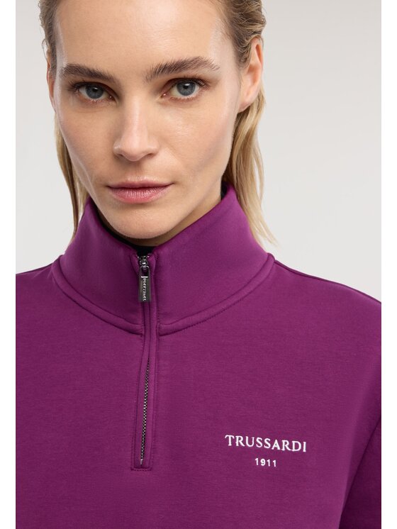 Trussardi Trussardi Felpa G8096000295N093 Viola Regular Fit