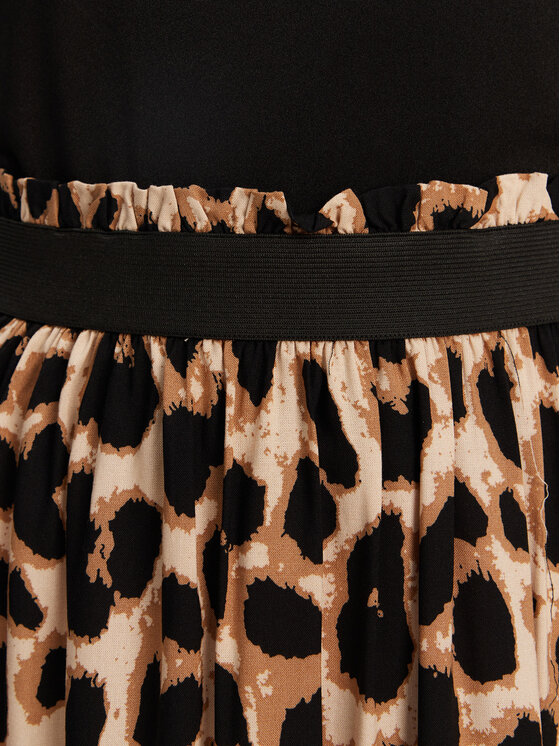 ONLY ONLY Fustă plisată Venedig 15251761 Maro Regular Fit