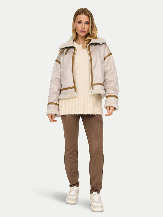 ONLY ONLY Kasukas Ylva 15322042 Beež Regular Fit
