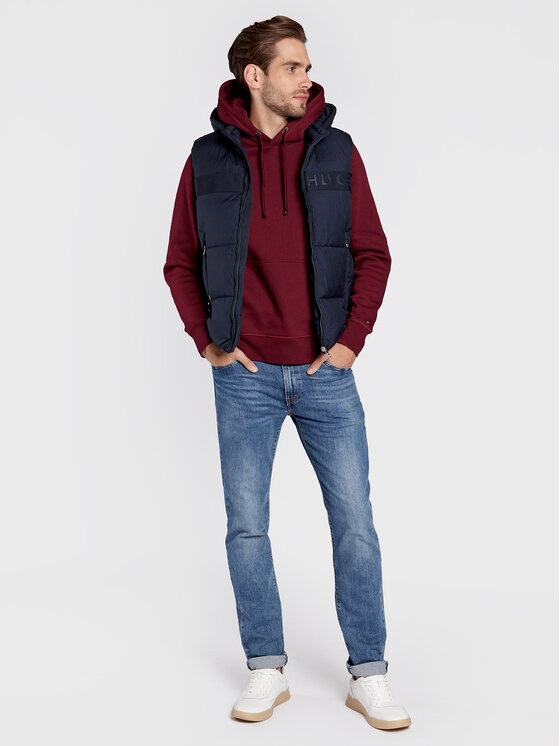Tommy Hilfiger Tommy Hilfiger Prsluk High Loft MW0MW27680 Tamnoplava Regular Fit