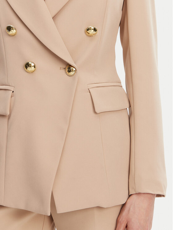 Maryley Maryley Giacca da abito 25EB139/43PG Beige Regular Fit