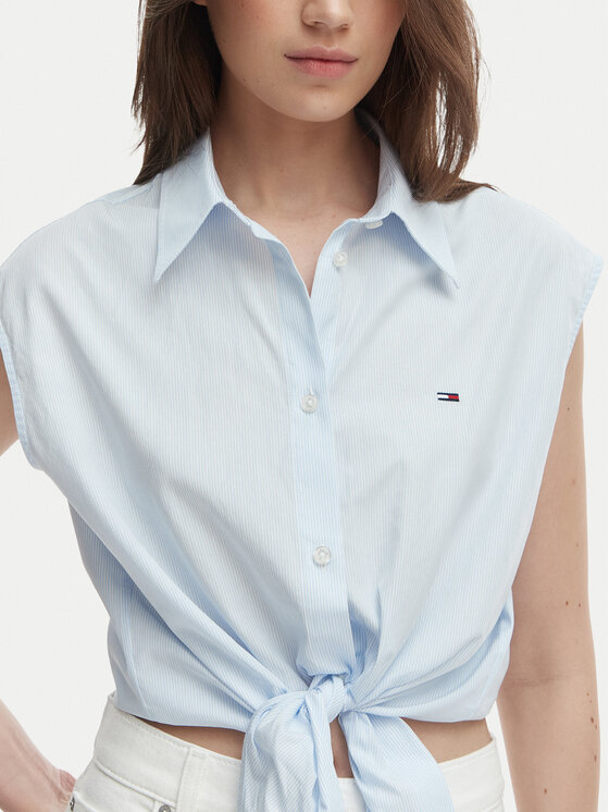 Tommy Jeans Tommy Jeans Hemd DW0DW22212 Hellblau Regular Fit