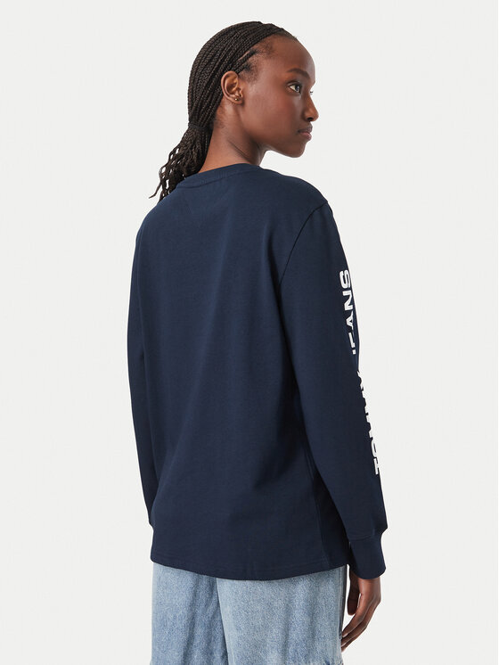 Tommy Jeans Tommy Jeans Halenka DW0DW23807 Tmavomodrá Relaxed Fit