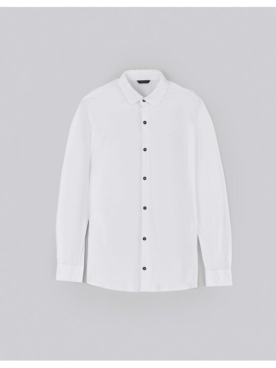 Borgio Borgio Koszula raguza Biały Slim Fit