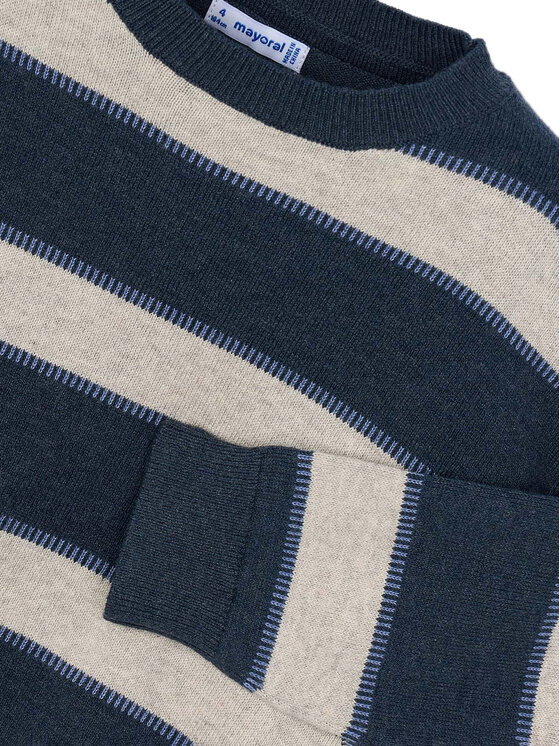 Mayoral Mayoral Sweter 4374 Granatowy Regular Fit