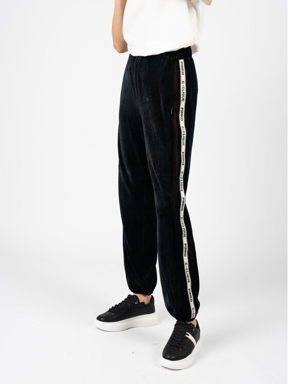 PINKO PINKO Παντελόνι υφασμάτινο 1C10BE 8190 | Wembley 2 Pants Μαύρο Regular Fit