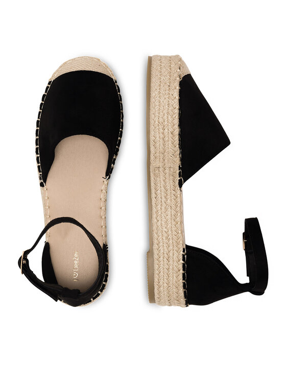 DeeZee DeeZee Espadrile WSS990-215 Črna