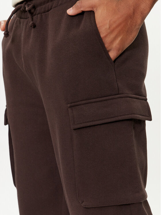 Outhorn Outhorn Donji dio trenerke OTHAW23TTROM513 Smeđa Regular Fit