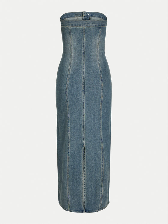 JJXX JJXX Džinsinė suknelė Tinga 12260695 Mėlyna Slim Fit