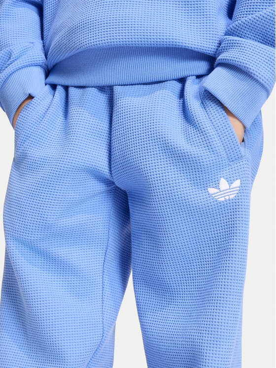 adidas adidas Tepláková souprava Loose Sweat Jogger Set KT1770 Modrá Regular Fit
