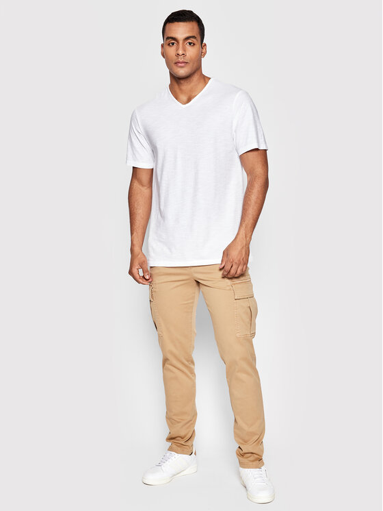United Colors Of Benetton United Colors Of Benetton Marškinėliai 3JE1J4264 Balta Relaxed Fit