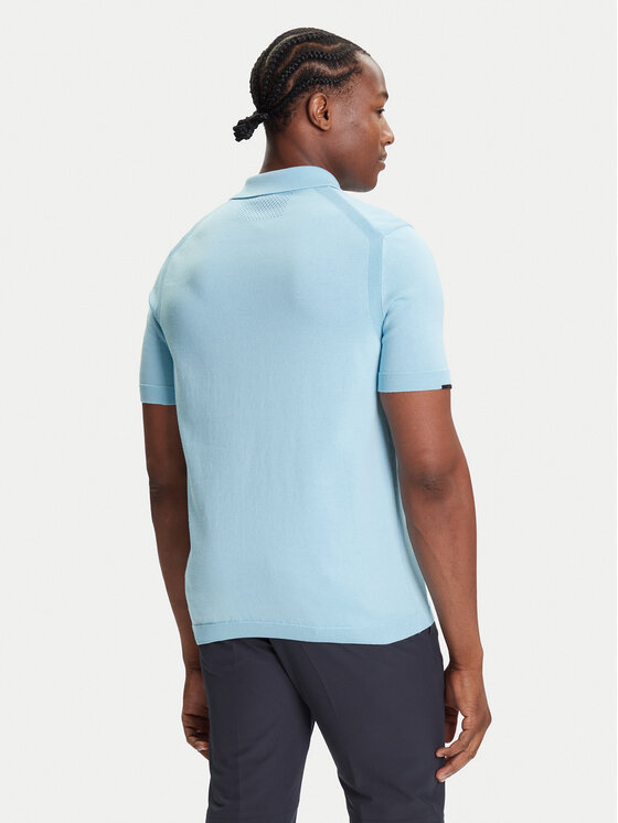 BOSS BOSS Polo majica K_Ever-X PS 50541961 Svetlo modra Regular Fit