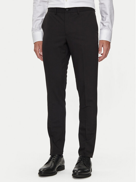 Lindbergh Lindbergh Costum 30-606900 Negru Slim Fit