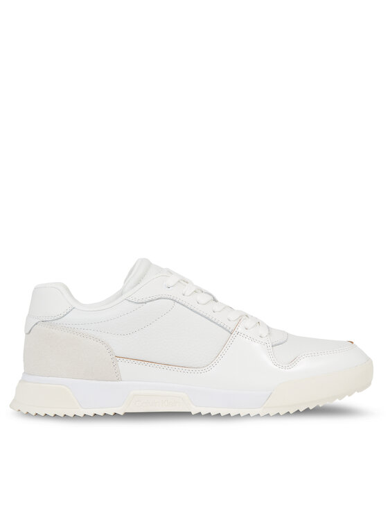 Calvin Klein Snīkeri Low Top Lace Up Lth HM0HM01173 Balts