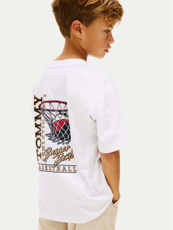 Tommy Hilfiger Tommy Hilfiger T-Shirt KB0KB10194 Bílá Regular Fit
