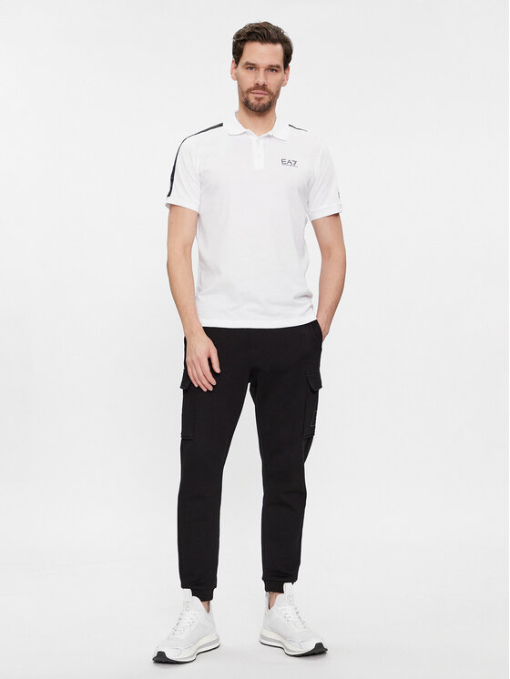 EA7 Emporio Armani EA7 Emporio Armani Поло 3DPF23 PJ02Z 1100 Білий Regular Fit