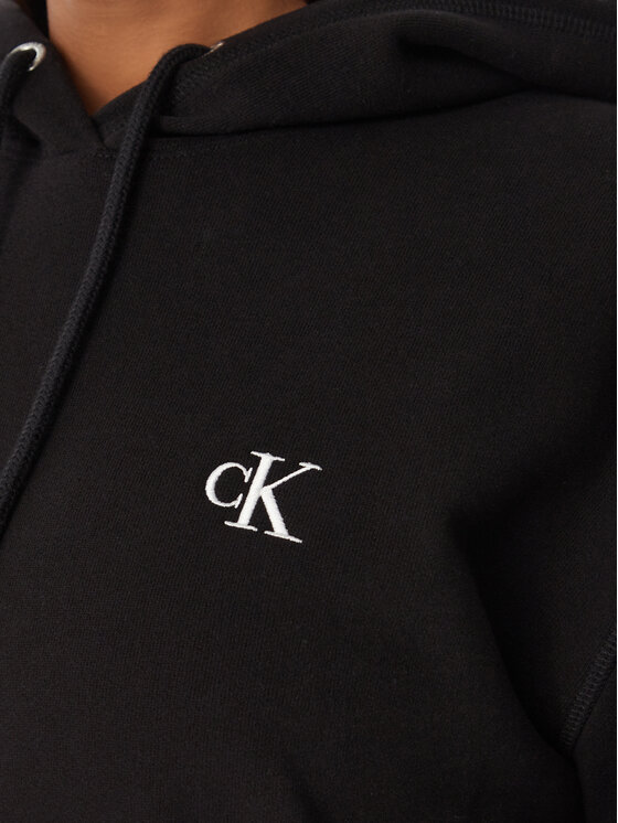 Calvin Klein Jeans Calvin Klein Jeans Суитшърт Embroidered Logo J20J213178 Черен Regular Fit
