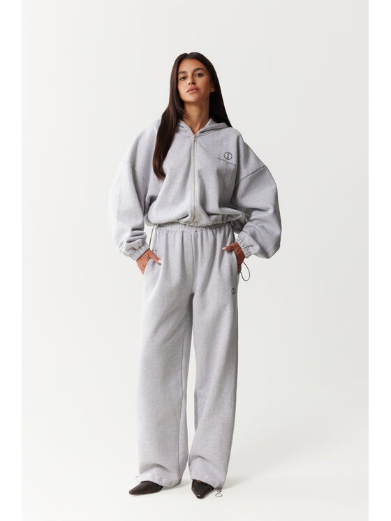 Magda Matyja Magda Matyja Spodnie dresowe ICON SWEATPANTS Szary Loose Fit