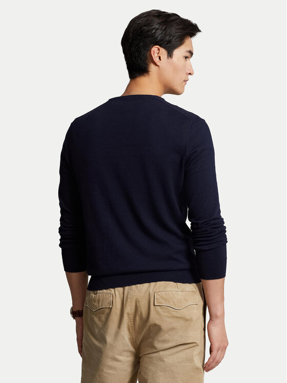 Polo Ralph Lauren Polo Ralph Lauren Svetr Ls Sf Cn Pp 710684957001 Tmavomodrá Slim Fit