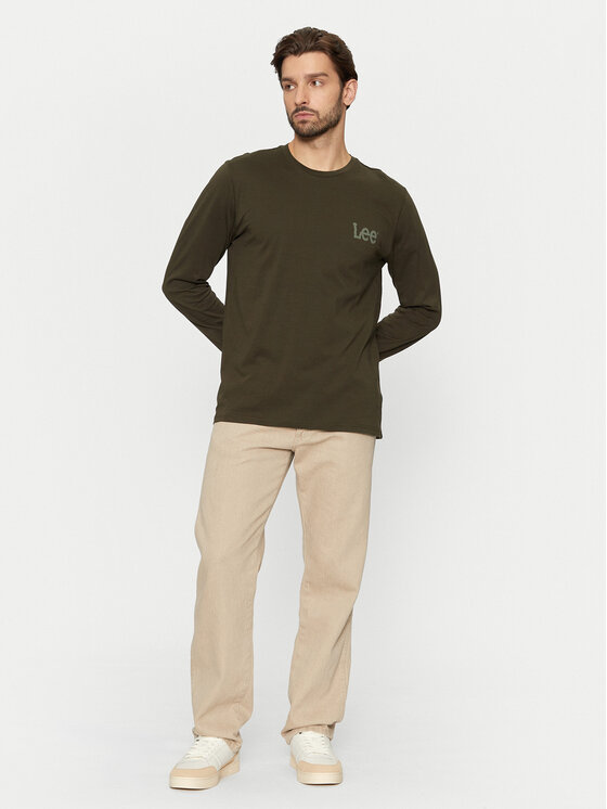 Lee Lee Hosszú ujjú Wobbly 112355592 Zöld Regular Fit