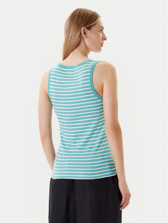 United Colors Of Benetton United Colors Of Benetton Top 30YSDH010 Zielony Regular Fit