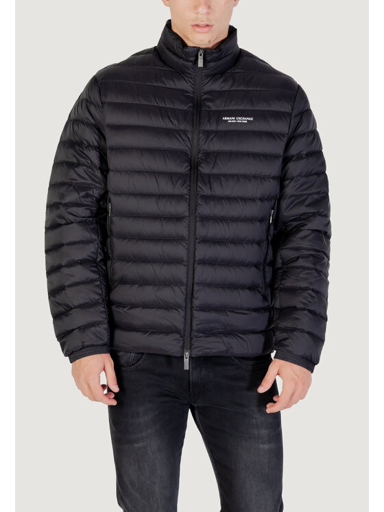 Armani Exchange Vatovaná bunda XM001919 AF16927 UC001 Čierna Regular Fit