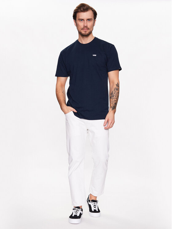 Vans Vans Tricou Left Chest Logo VN0A3CZE Bleumarin Classic Fit