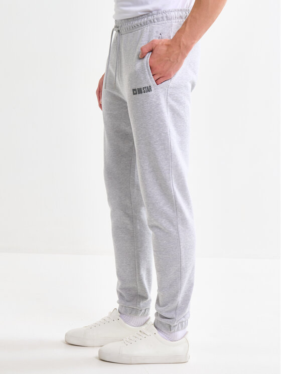 BIG STAR BIG STAR Spodnie dresowe BRUTUS Szary Basic Fit